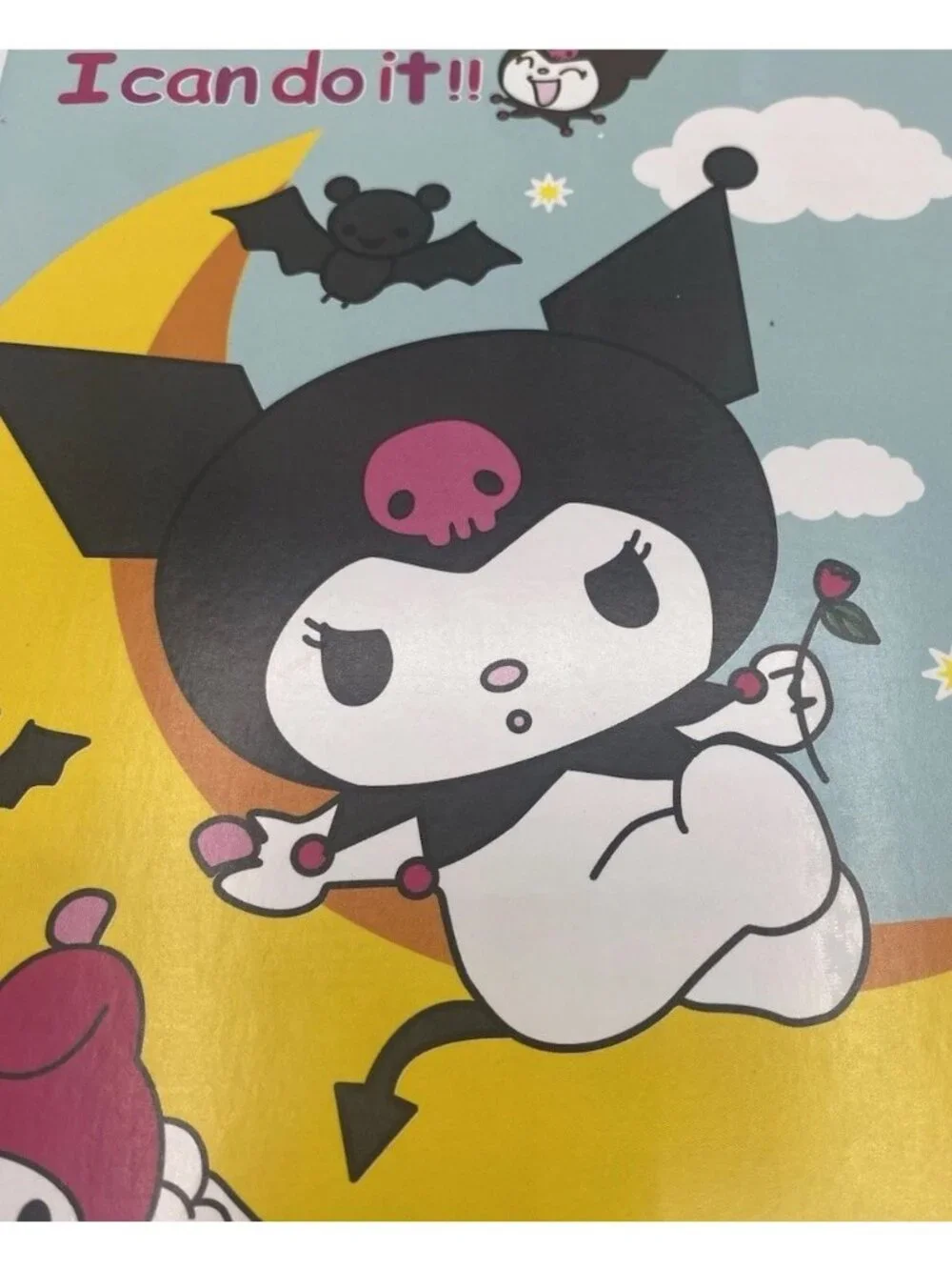 Sanrio Kuromi Notebook Journal Kawaii Diary My Melody Hello Kitty Collectible